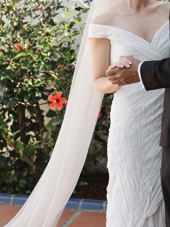 Daphne Newman Silk Tulle Wedding Veil Cathedral main image 7